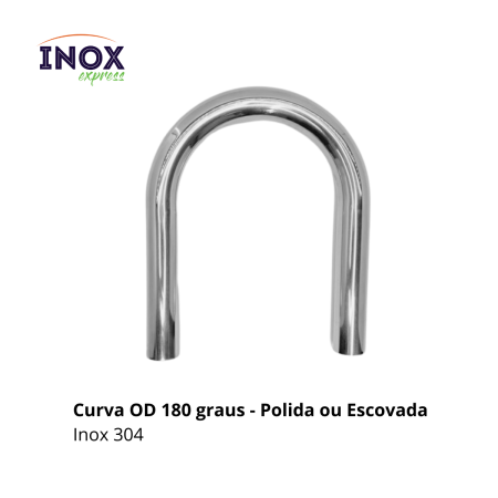 1.4 Curva de inox 180 GR