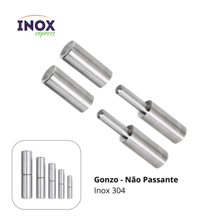 6.0 Gonzo de inox Não Passante